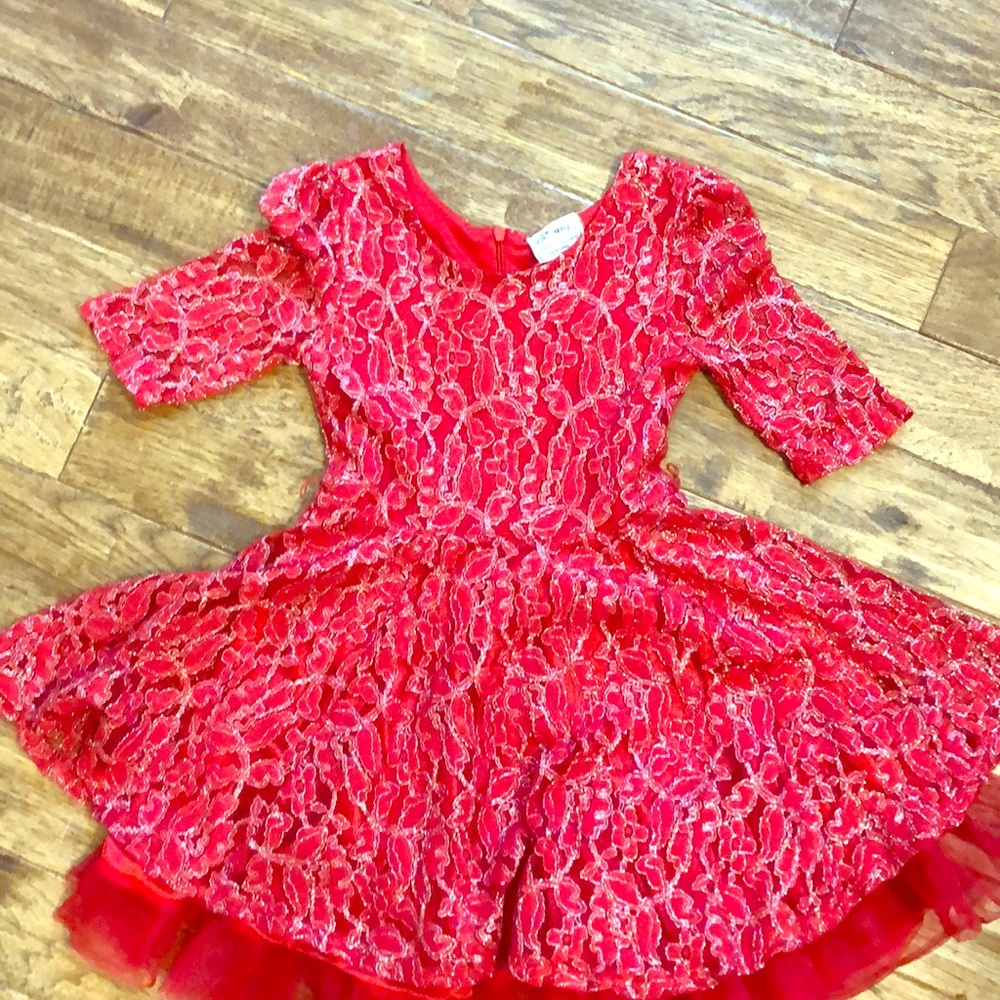 Knit works kids Christmas dress